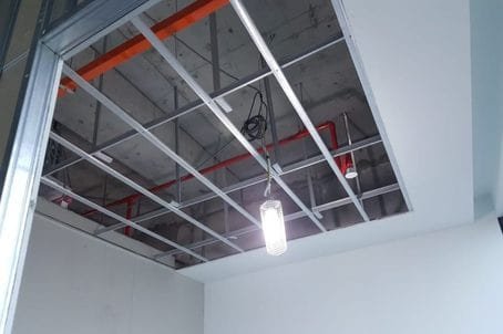False Ceiling & Light Partition Installation